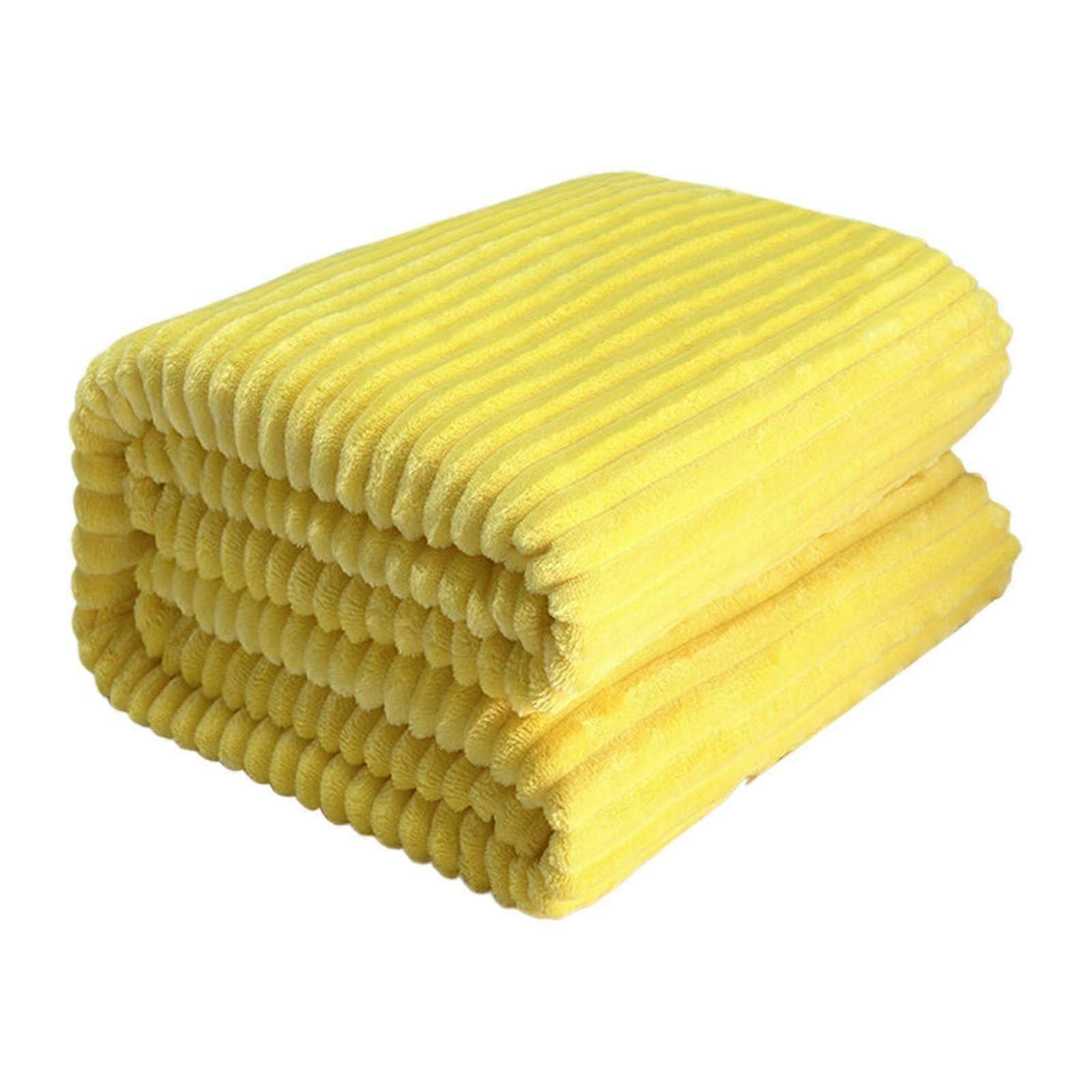 Super Soft Fluffy Flannel Plush Toddler Blanket Solid Color Striped Blanket Baby Blanket Unisex 30 Throw Blanket Sofa Patchwork (D, A) D A