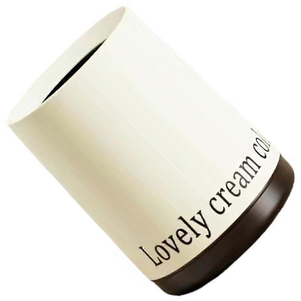 Plastic Trash Can Small Household Garbage Holder Indoor Use 30X23CM Round Storage 1Set