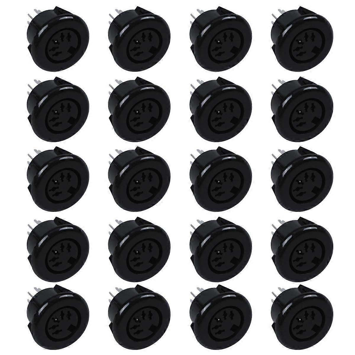 20X Female 5 Pin DIN Plug Panel Mounted Keyboard Cable Connector Adapter