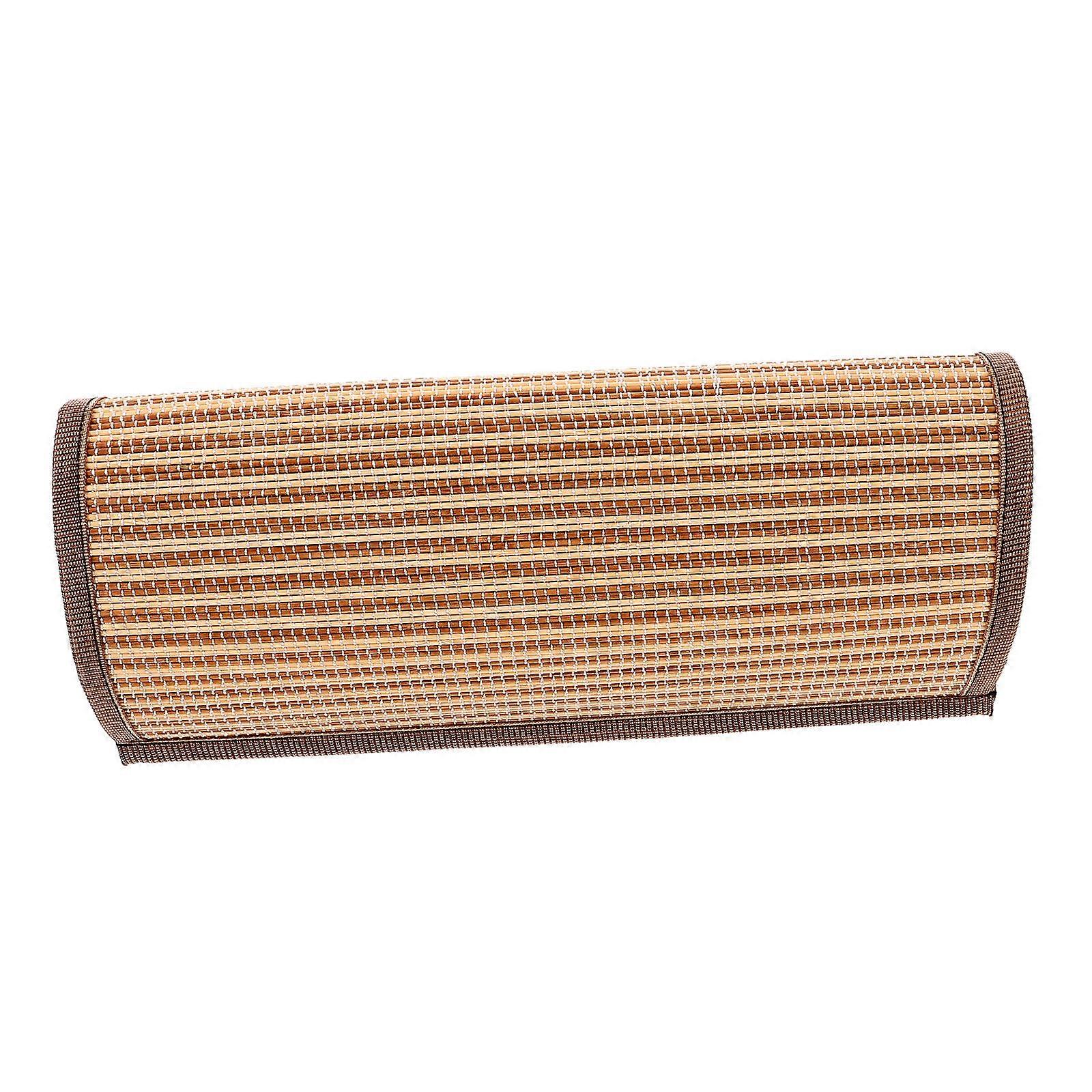 Comfortable Beach Chair Headrest Pillow for Home Use Ergonomic Design Multi Color Straw Cloth 6.5x11 Inches