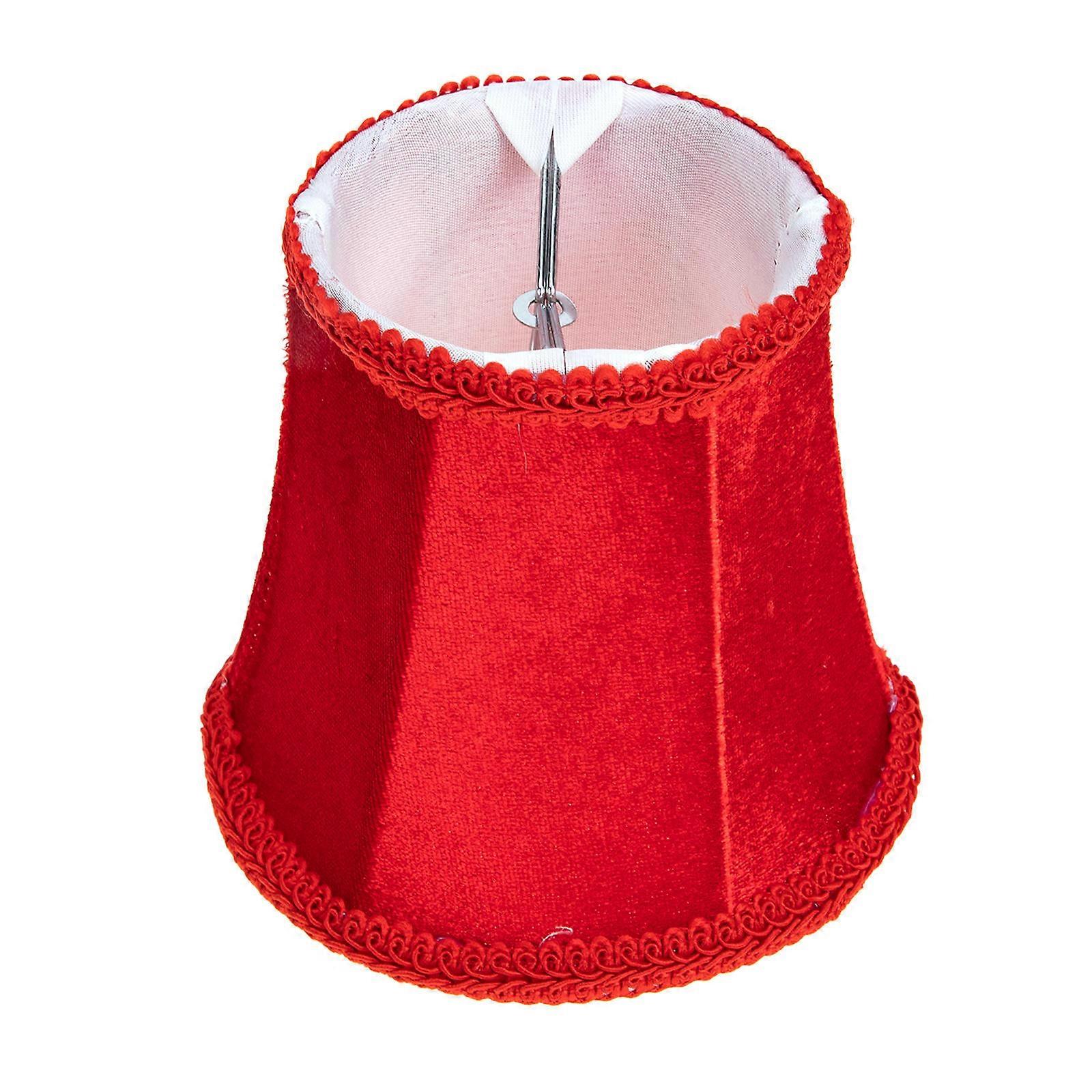 Decorative Lampshade For Home Decoration 12.5X12.5CM Red Easy Installation And Removal 1Pcs