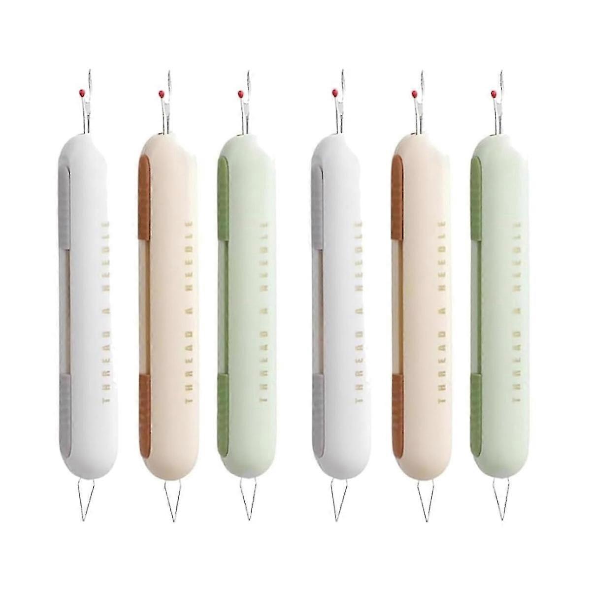 6PCS Seam Ripper,2 in 1 Needle Threader Seam Ripper SZRH A-YH