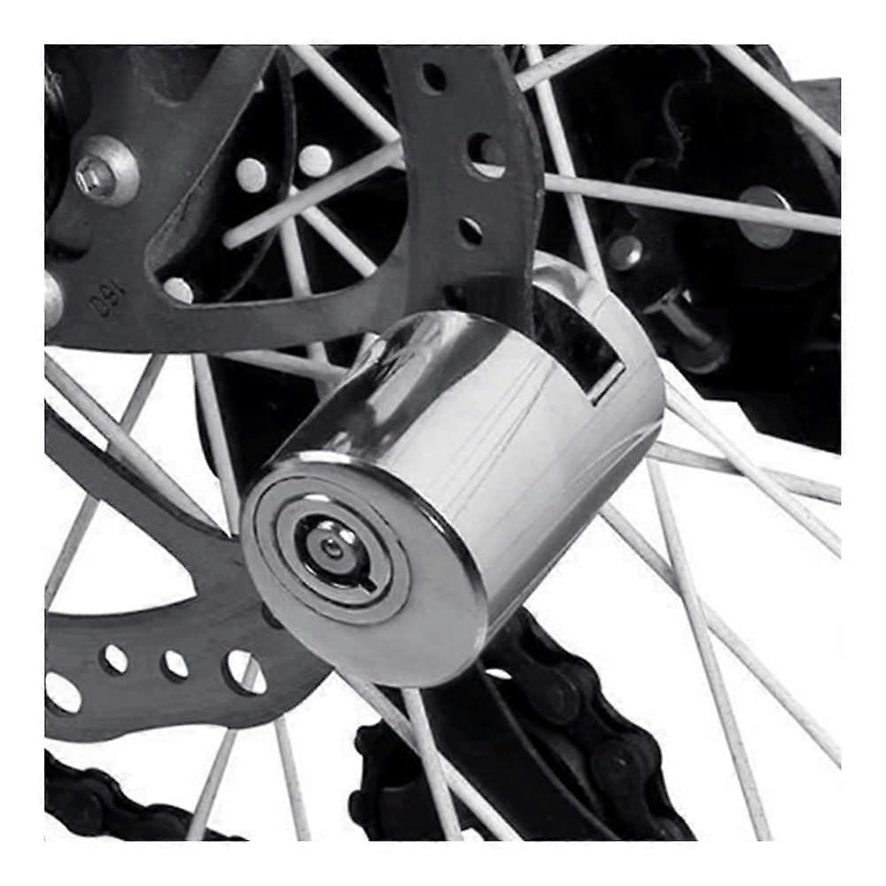 Small Portable Lock Disc Lock for Motorcycle, Bicycle and Scooter - Safety Lock with Compact Design and High Security
