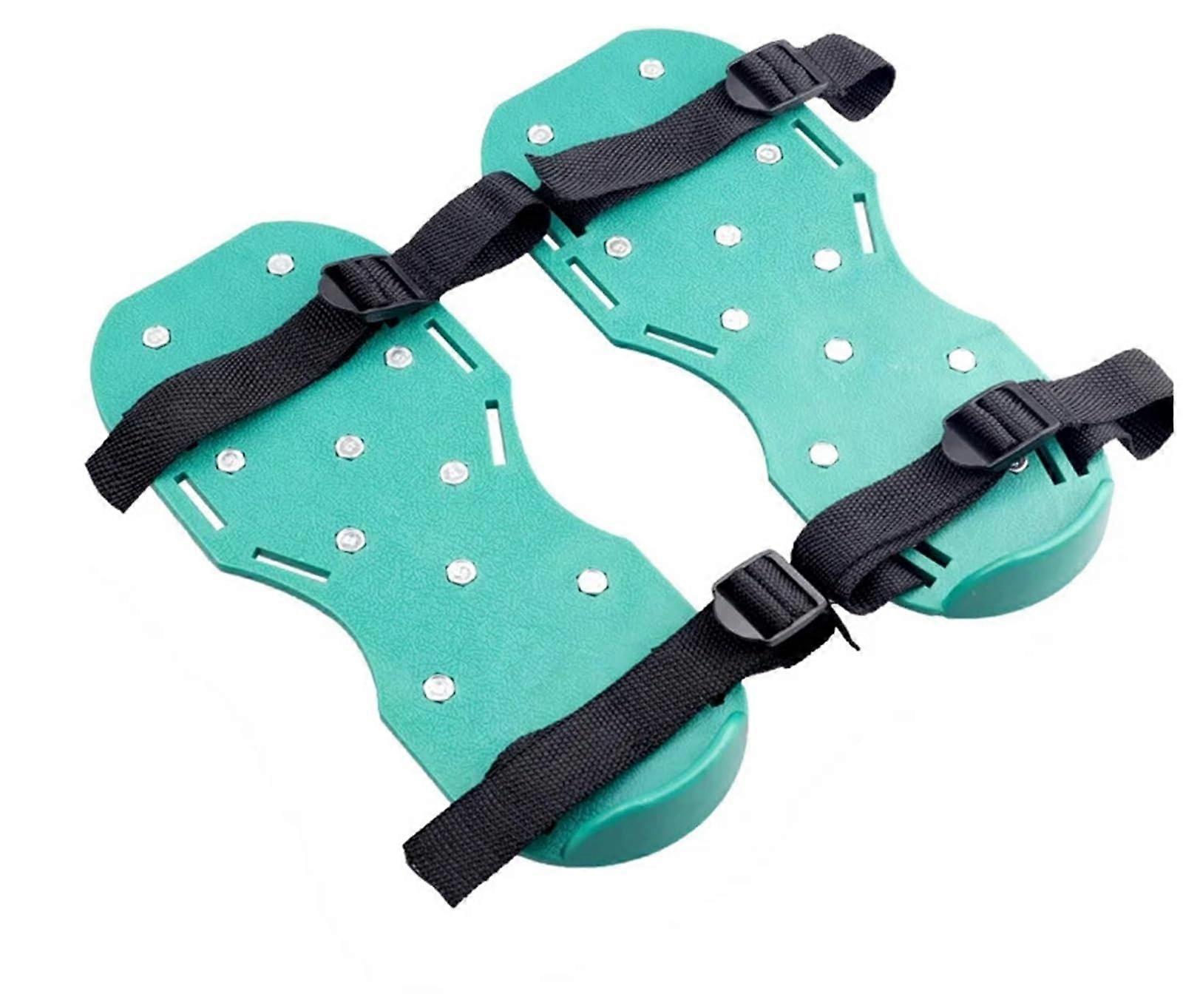 Garden Spike Shoes for Lawn Aeration, Type C Self-Leveling Epoxy Grass Spikes, Durable Grass Loosening Tool