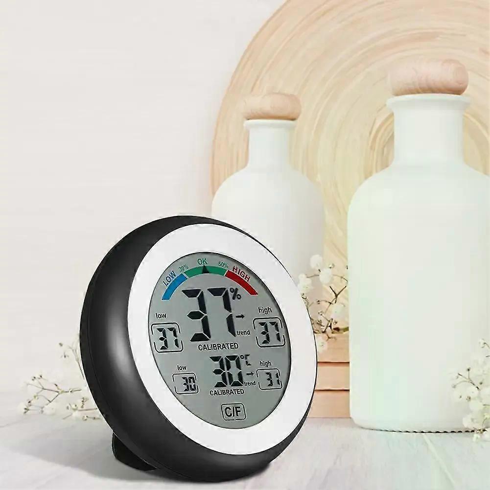 Digital Thermostatic Controller LED Incubator Relay Round Touch Screen Home Office Aquarium Incubator Boiler Temperature Controller