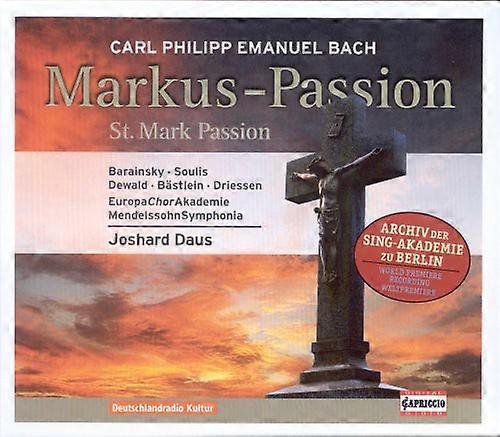 Joshard Daus - St Mark Passion  [COMPACT DISCS] USA import