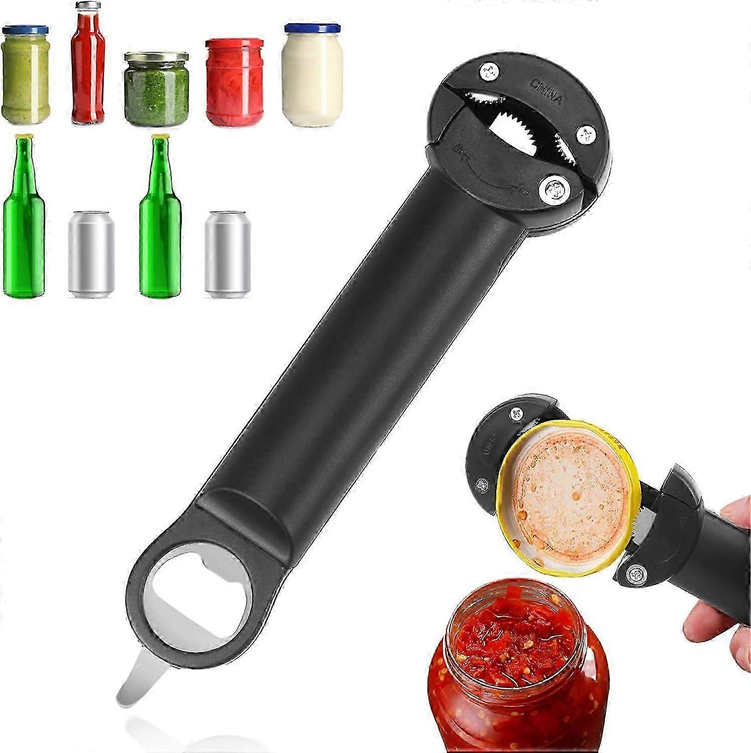 缶切りジャーオープナー手動多機能栓抜き高齢者用関節炎患者