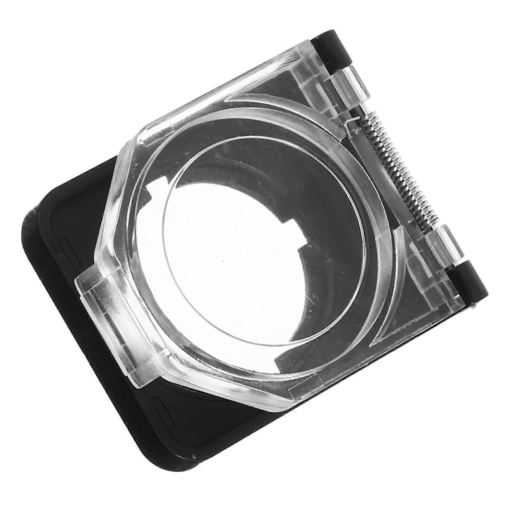 Transparent Safety Cover with Spring Mechanism Child Lock for Round Emergency Stop Switches Compatible with Computer and Industrial Equipment