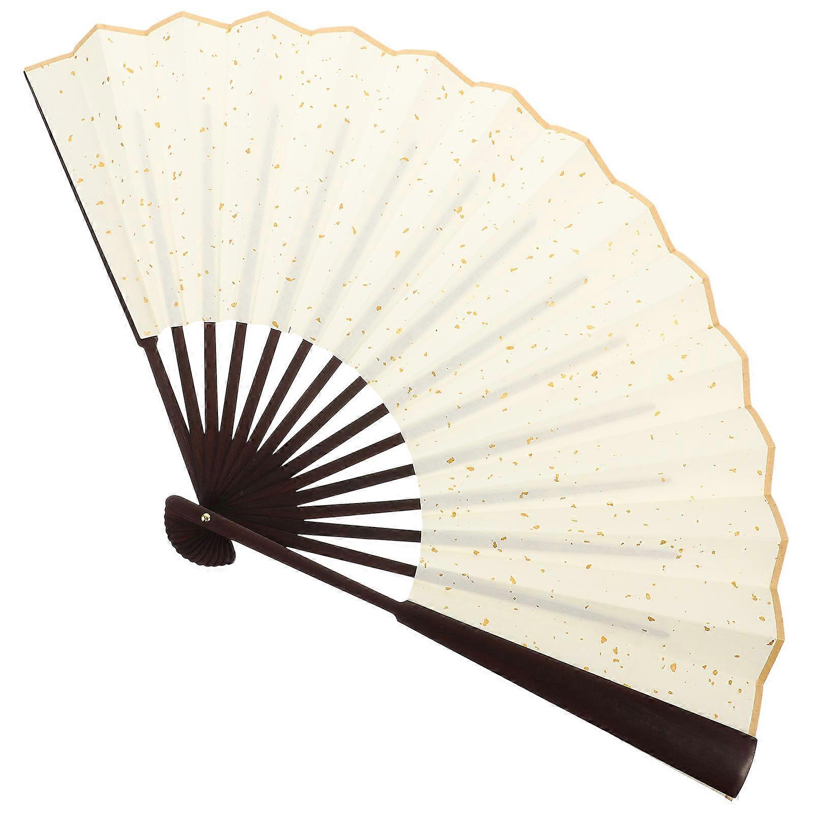 Versatile Chinese Style Hand Fan Ideal For Dance Performances And Outdoor Weddings Dark Red 1 Set