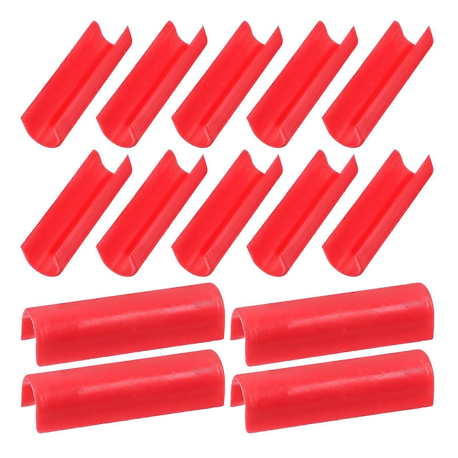 Tile Tool Protective Sleeve For Homeowners Guide Positioning Pole Protection Red Universal Design 50Pcs
