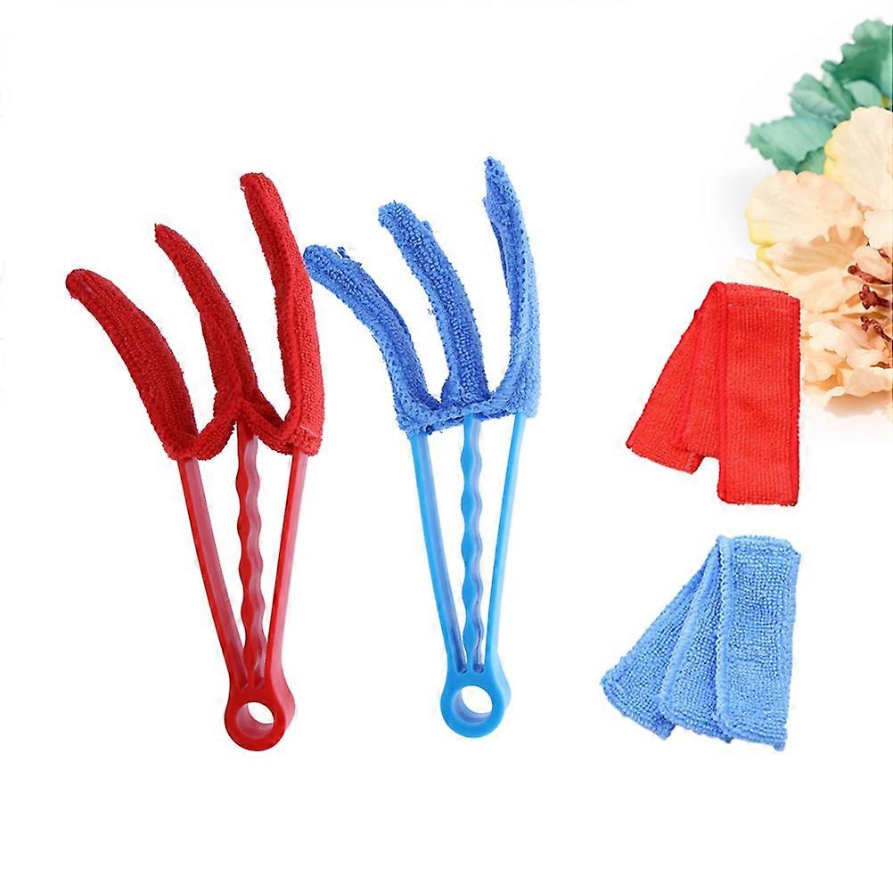 4 Pack Reusable Cleaning Brushes for Windows, Dusting, and Lint Removal – Flexible Multi Surface Scrubber Duster Set