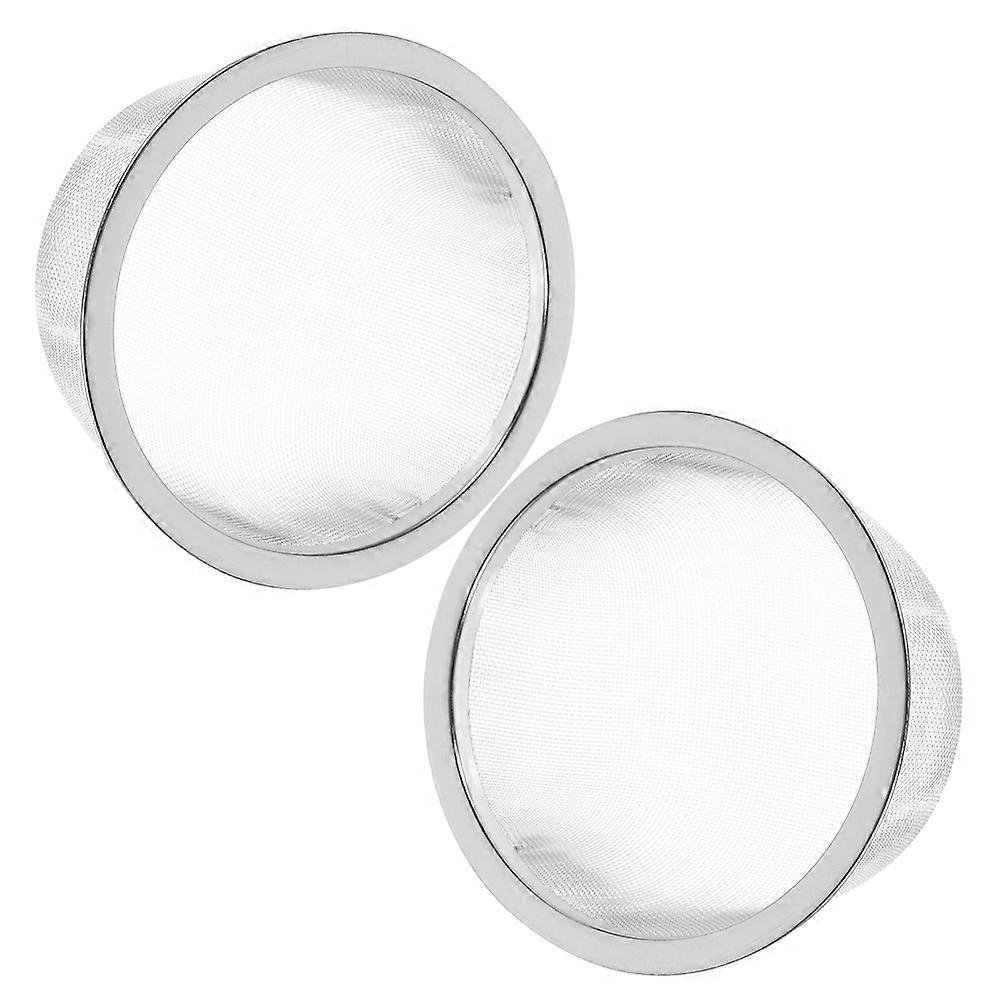 Stainless Steel Tea Infuser 2PCS Fine Mesh Filter for Loose Leaf Brewing Compatible with Teapots Kettles Coffee Makers Strainer for Tea Coffee Cups