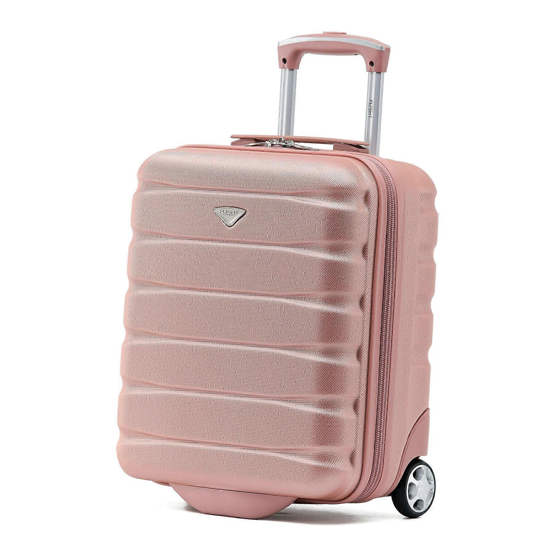 Flight Knight 45x36x20cm 2 Wheel Hard Shell Cabin Carry On EasyJet Free Underseat Suitcase