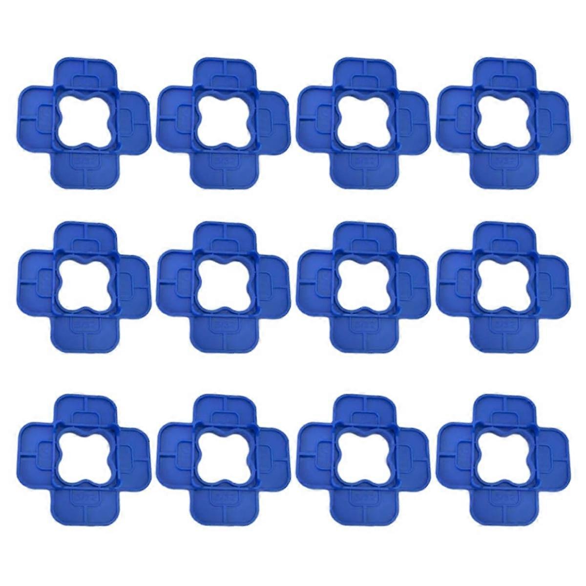 12Pack Deck Board Spacer Tool 4-in-1 Gaps Gauge (5/32In, 3/16In, 1/4In, 5/16In) for Composite, PVC, Hardwood & Pressure
