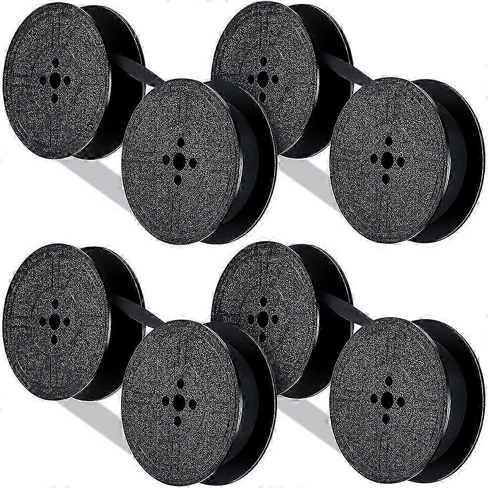 4 Pack Typewriter Ribbon Spool Typewriter Ribbon Ink Spool Ink Replacement Part for Typewriter(Blac