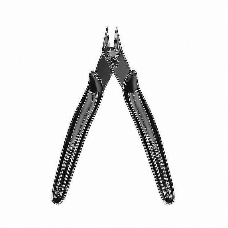 Black Diagonal Cutting Pliers for Electronics, 170mm Model