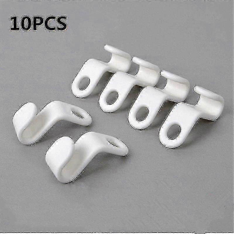 10 Pcs Stackable Clothes Hanger Connecting Hook Multifunctional Stackable Clothes Hook Household Wardrobe Storage Space Hanging Clothes Hanger