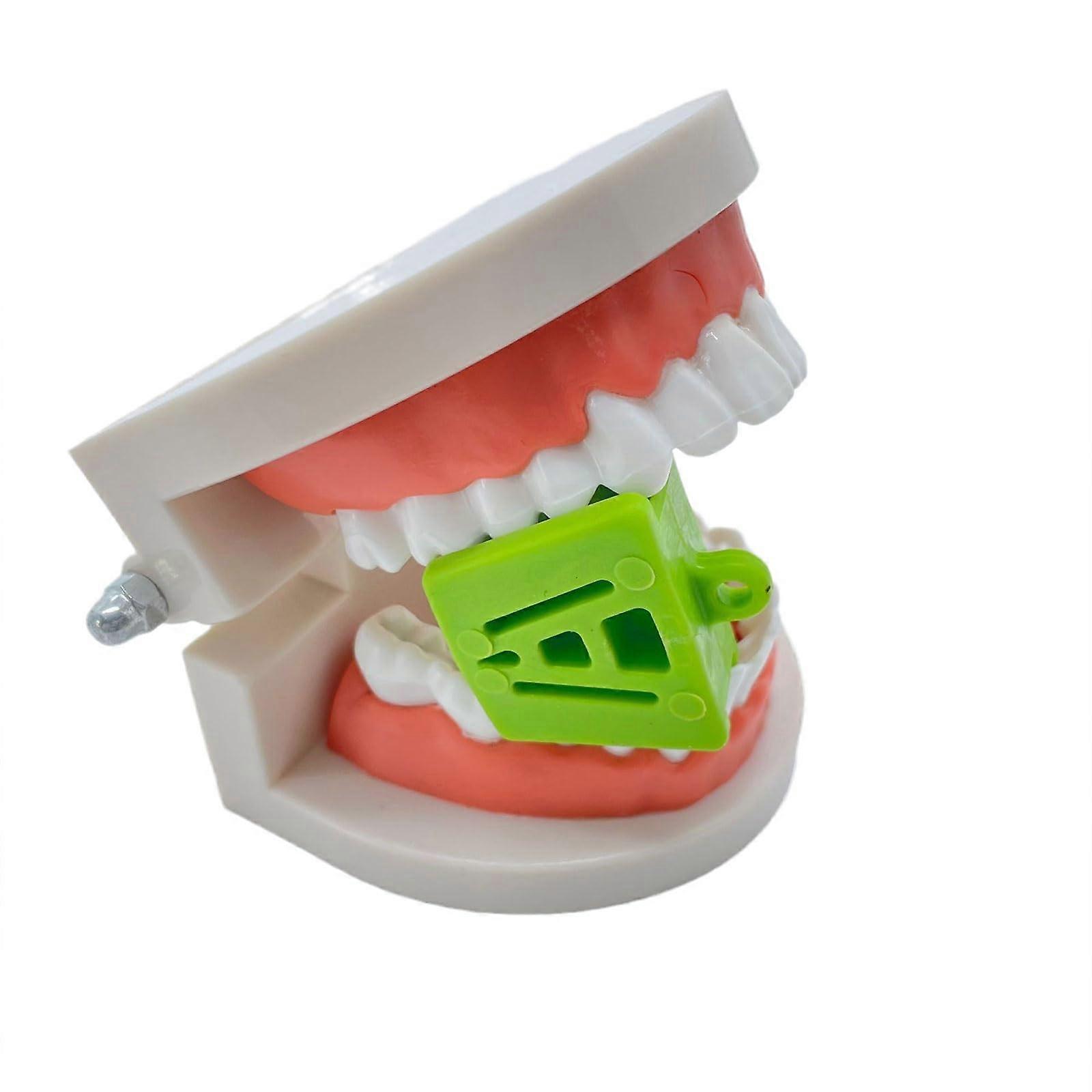 Silicone Mouth Opener 20-Piece Mouth Prop Set Large Medium Small Three Colors Occlusal Pads Green