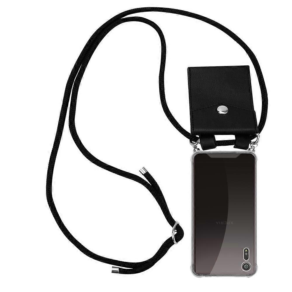 Sony Xperia XZ / XZs Case Silicone Case - Cord with Silver Elements