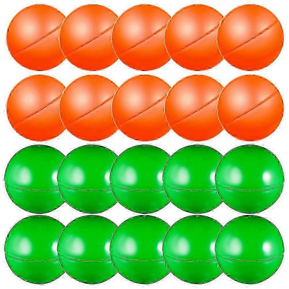 20 Pack Openable Lottery Balls for Raffle Drawing Games - 4x4x4cm Assorted Color Bingo Balls for Party Events and Prize Draws