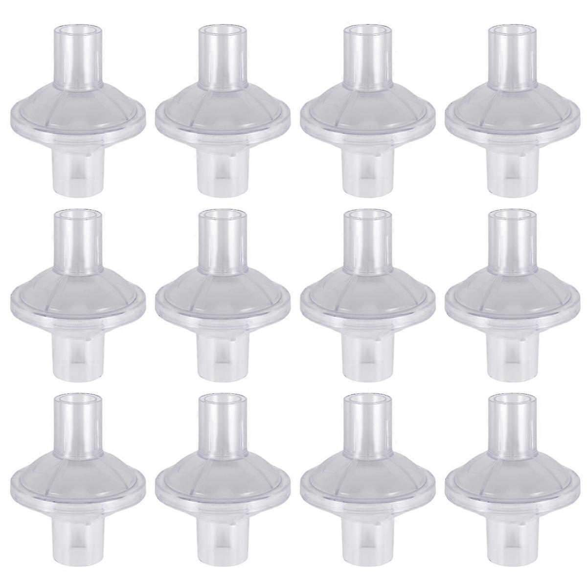 Viral In-Line Outlet Filter Compatible with for , CPAP/BiPAP Machine, 12 Packs