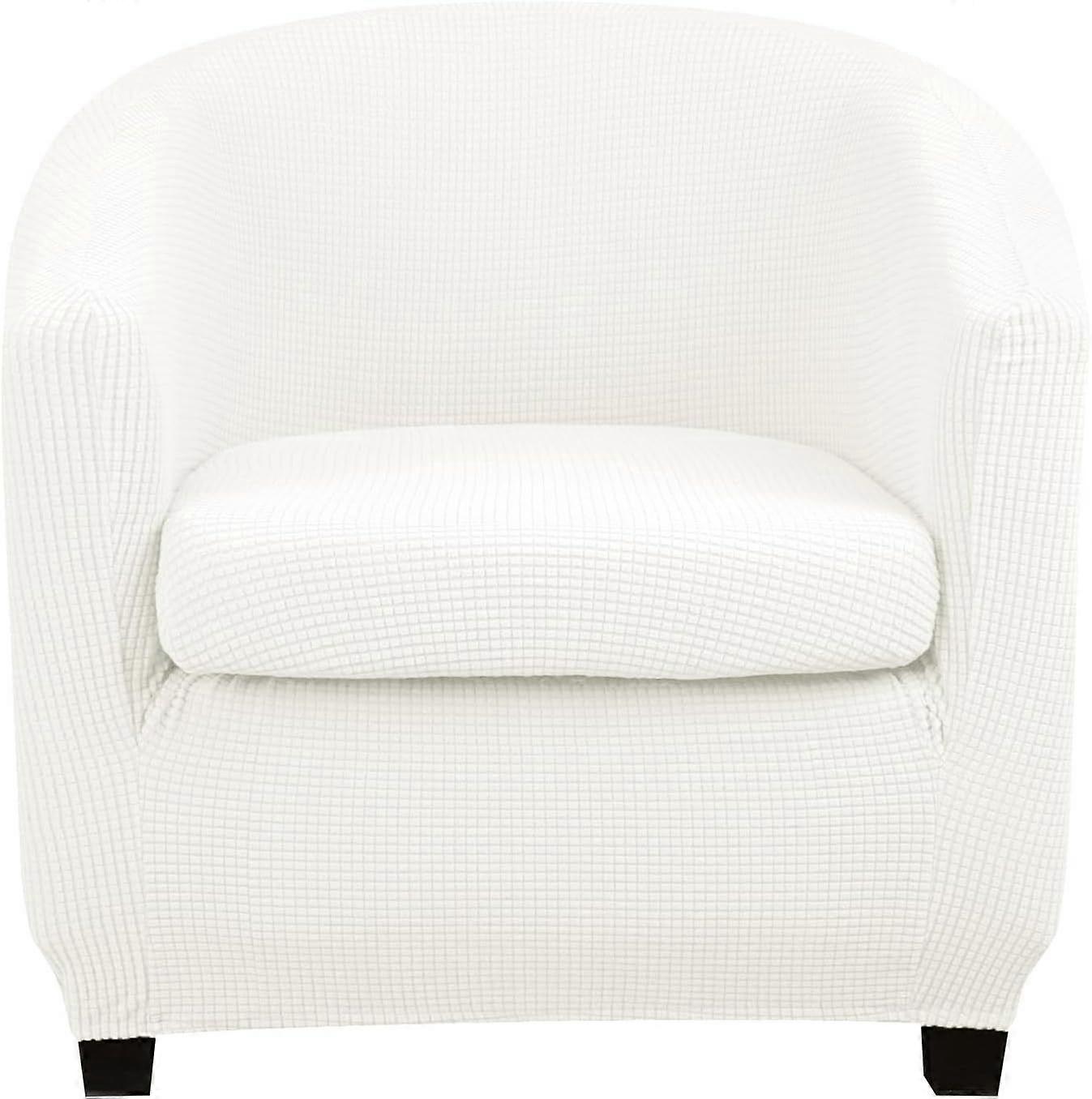 Fodera per sedia da club con fodera per cuscino del sedile Fodera per sedia a vasca rotonda Fodera a botte