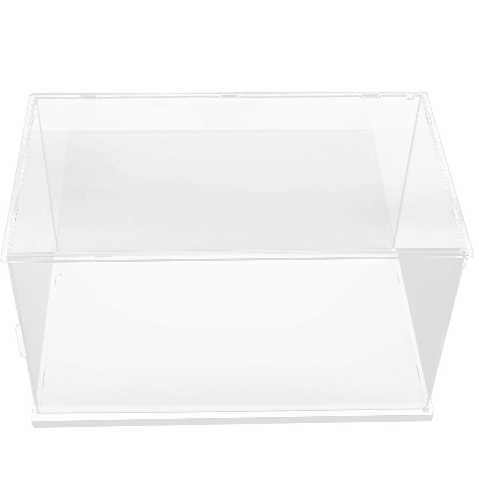 Sturdy Acrylic Display Box for Action Figures, Boxing Gloves & Collectibles Dustproof Storage Organizer for Statues, Handicrafts & Model Protection