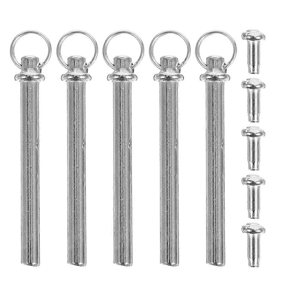 5 ensembles de rivets et d’écrous d’arbre de ventilateur à main Kit de réparation Attaches métalliques pour bricolage Ventilateurs pliants faits à la main Ventilateur en bois Accessoires