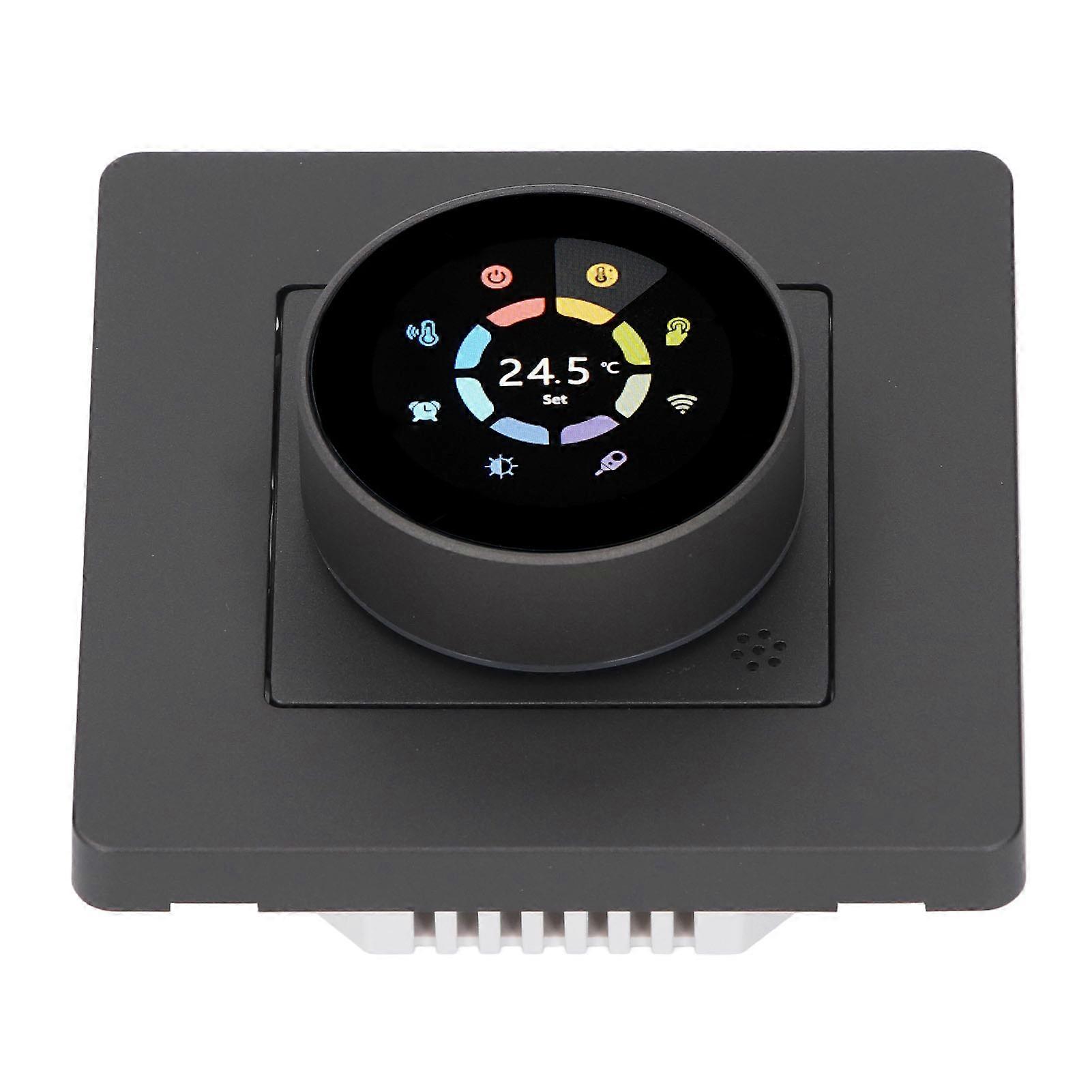 Black Water WiFi Thermostat with LCD & Rotate Knob 95-245V AC