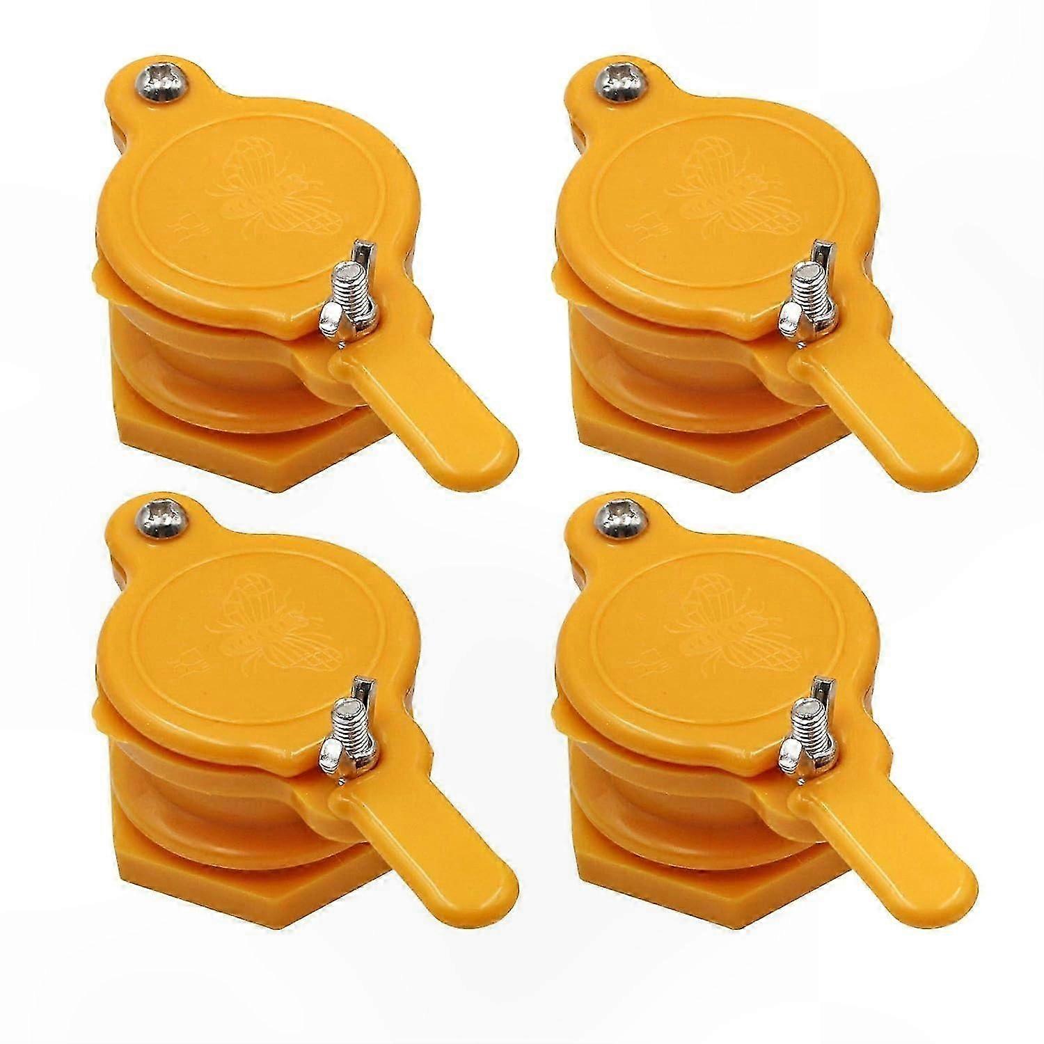 4-Pack Durable Nylon Honey Valves for Beekeeping Tools and Equipment