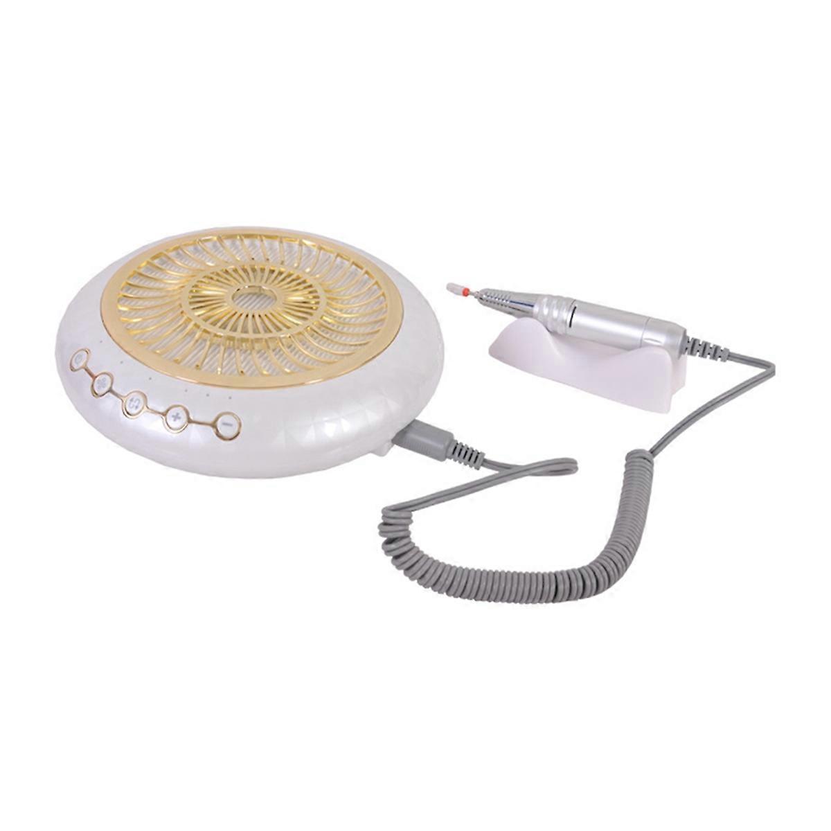 80W Powerful Suction Low Noise Brushless Nail Dust Collector EU Plug