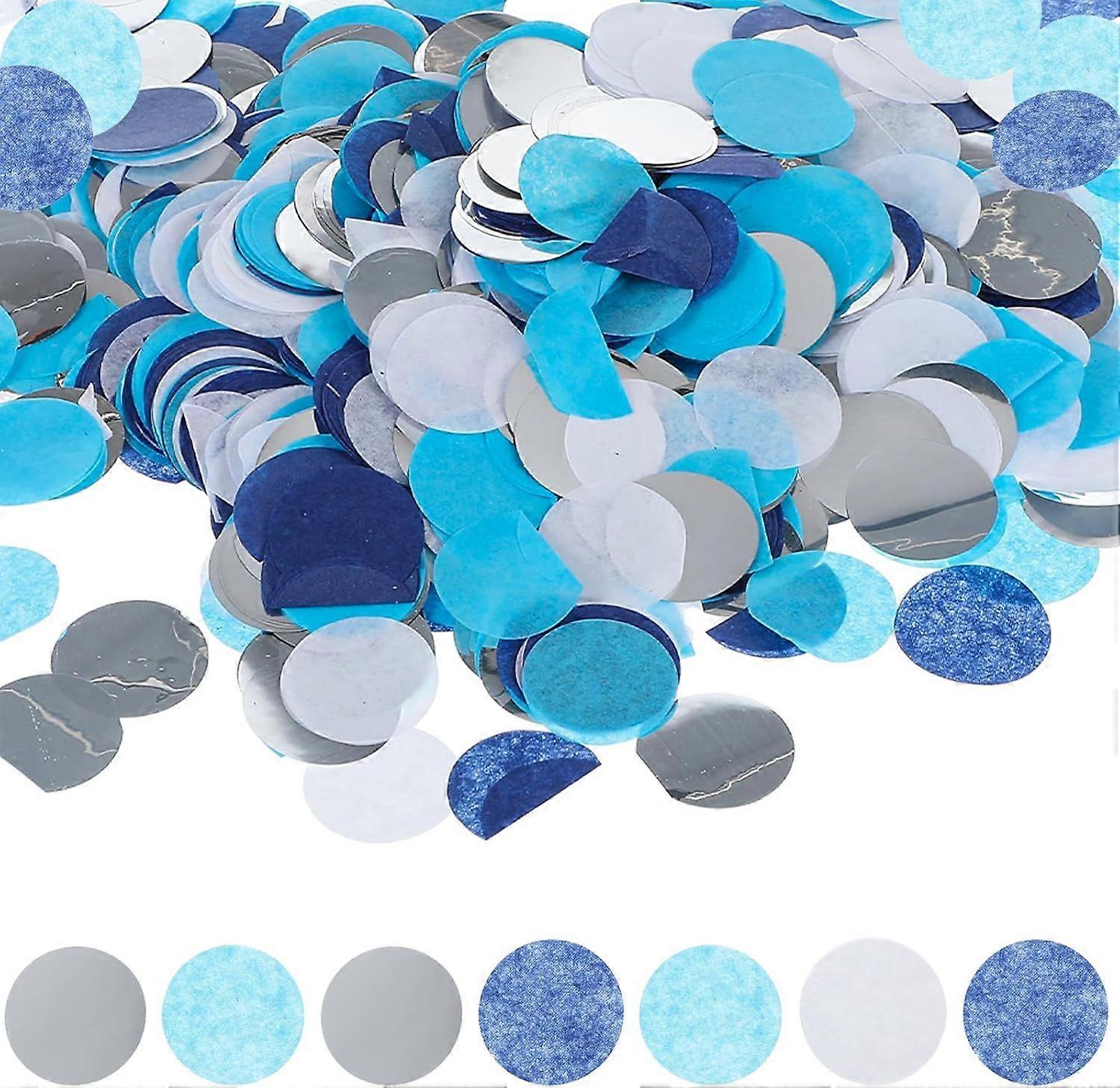 Confettis ronds multicolores, 6000 pièces Papier confettis points 1 pouce Papier de soie