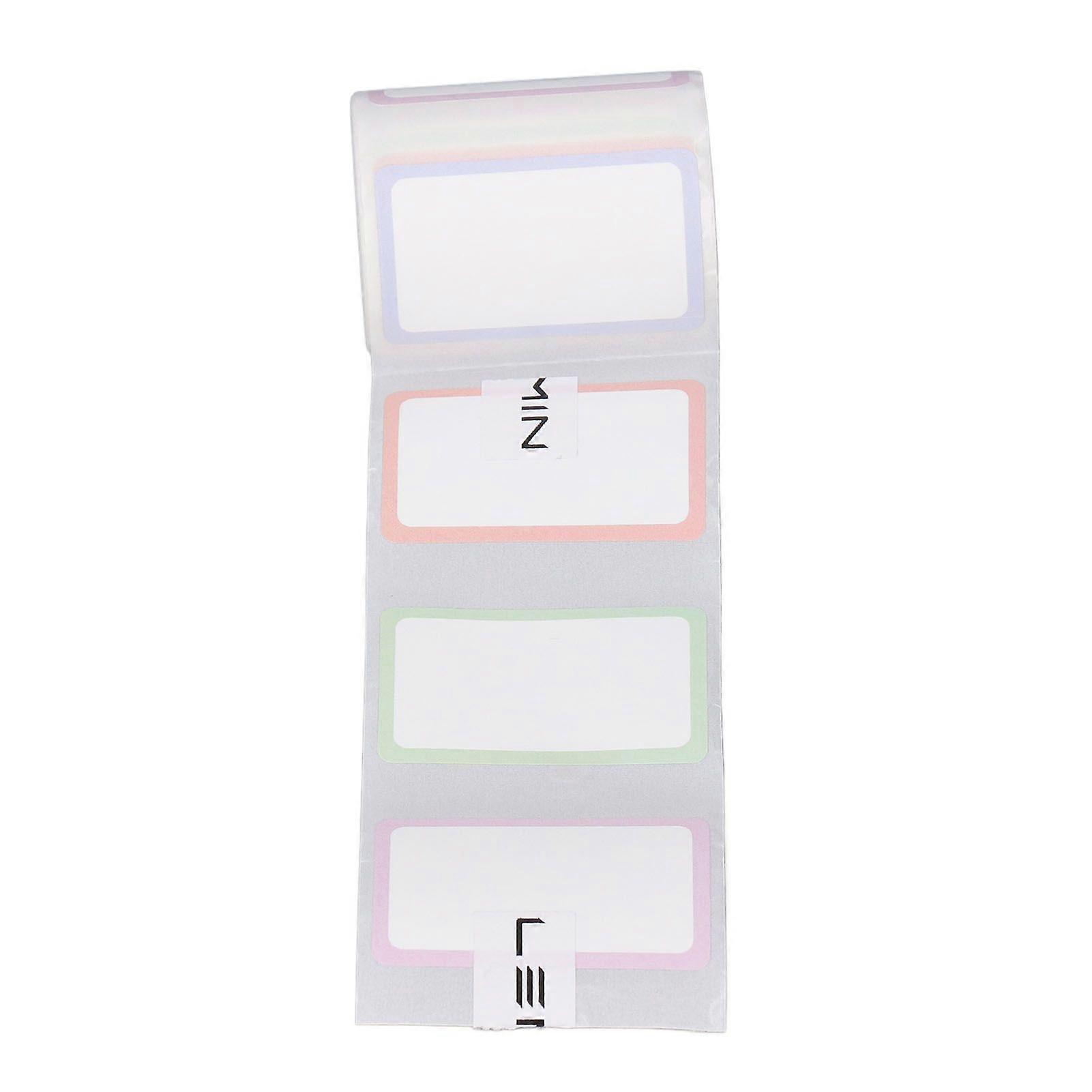 1 Roll Self Adhesive Price Label Multifunctional Thermal Paper for Address Jewelry Office Costume 40 X 25mm / 1.57 X 0.98in Colorful Edge