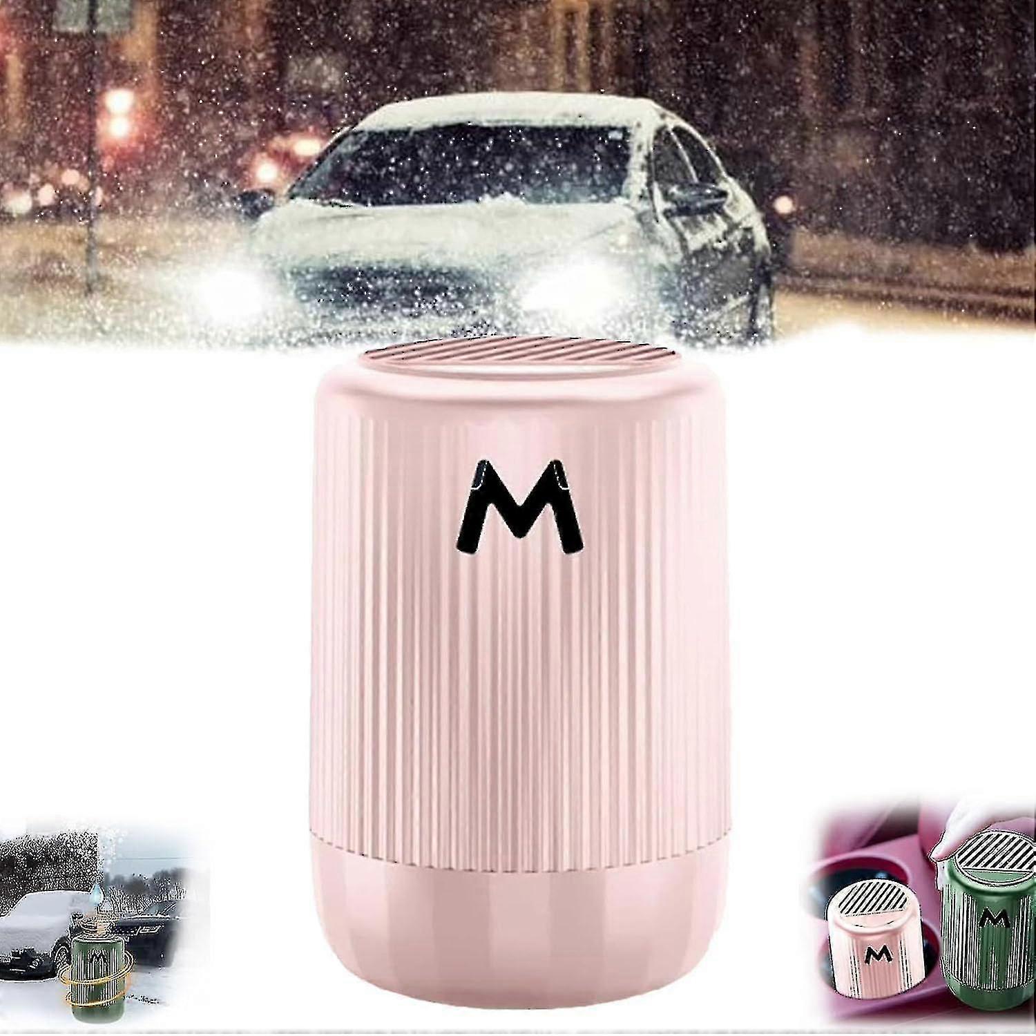 Vehicle Microwave Molecular Deicing Instrument,portable Vehicle-mounted Microwave Powerful Deicer, Solid Aromatherapy Deicing Cup