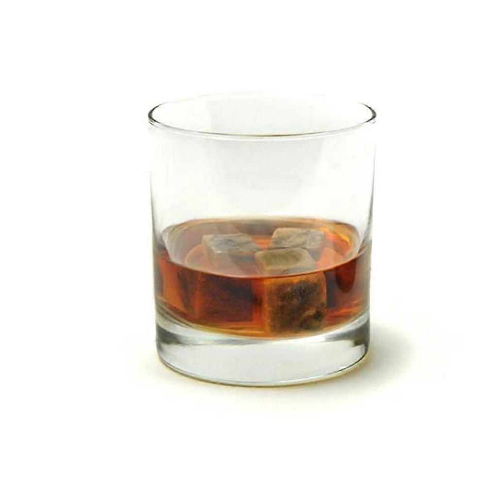 Beverage Rock Set Of 6 Gray Wiskey Chilling Rocks For Whiskey Home Use Square Shape Stone