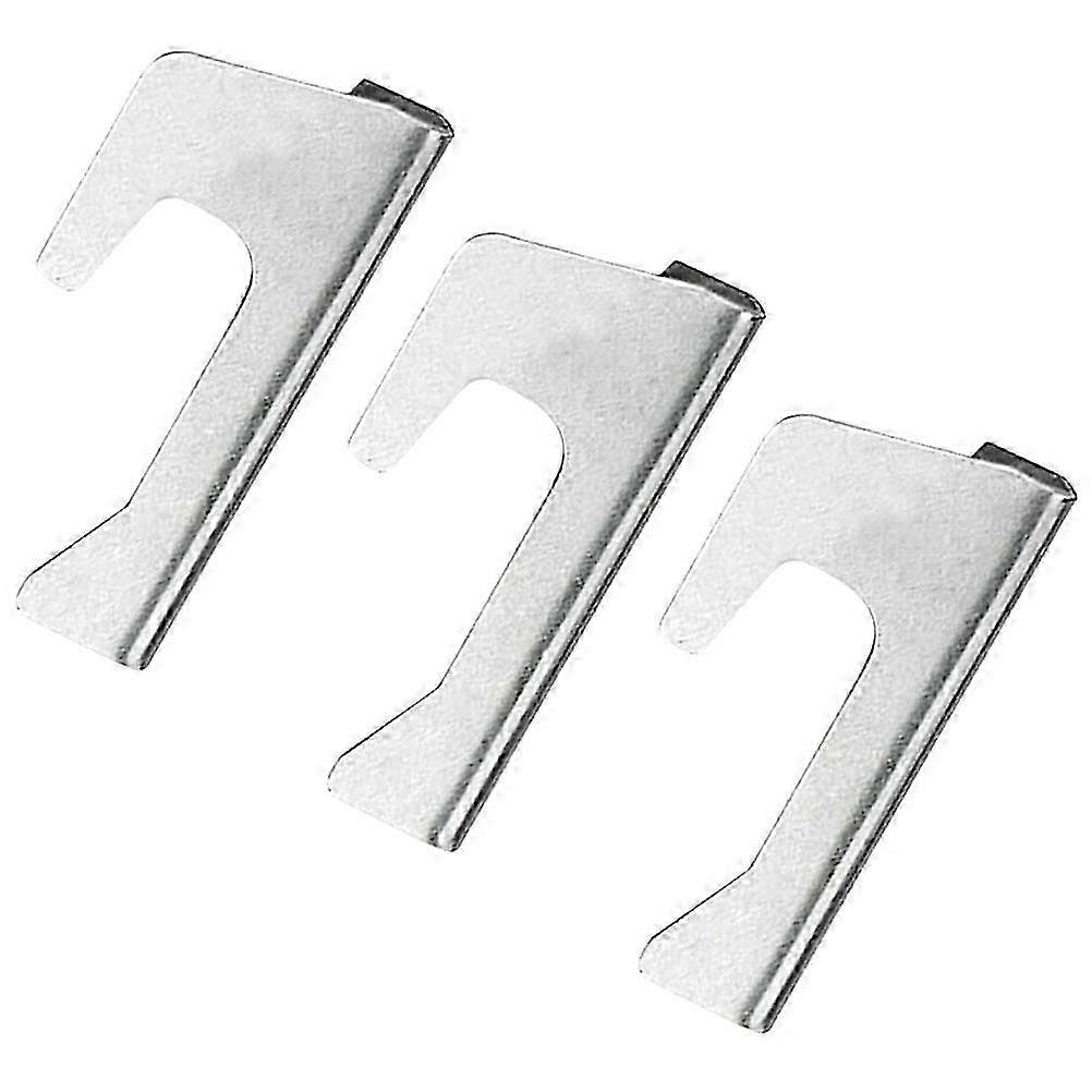 Stainless Steel Grill Fire Plates Spacers Set of 3 for Kitchen Use Non-Stick Easy to Clean