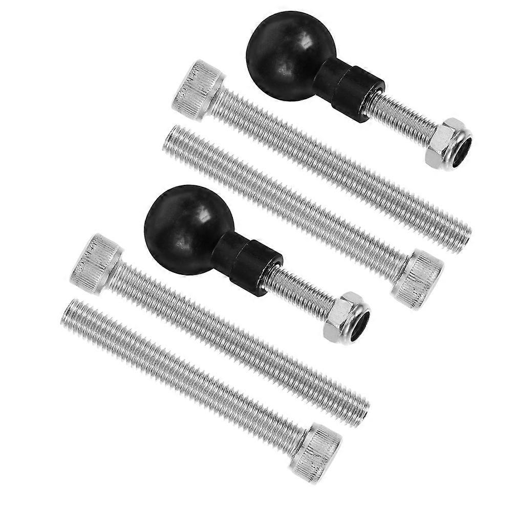 Motorcycle Handlebar Mount Clamp Automotive Ball Mount Durable Construction Universal Compatibility 2Set