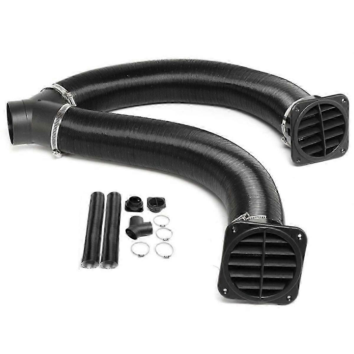 Conduit d’air chaud pour chauffage Eberspacher avec conduit de chauffage et sortie de 75 mm