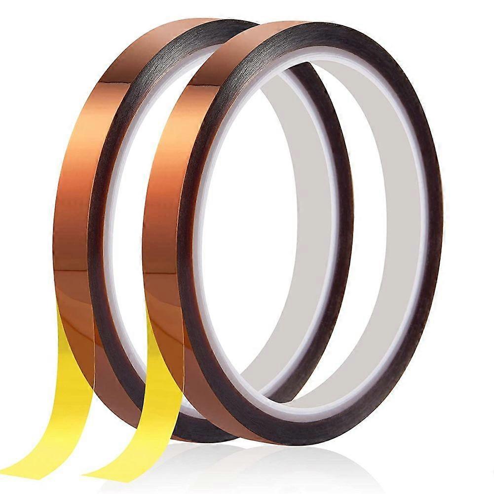 2 Heat Tape, 10mm x 33M 108Ft Heat Resistant Tape, Heat Transfer Tape, Heat Tape for Sublimation, T