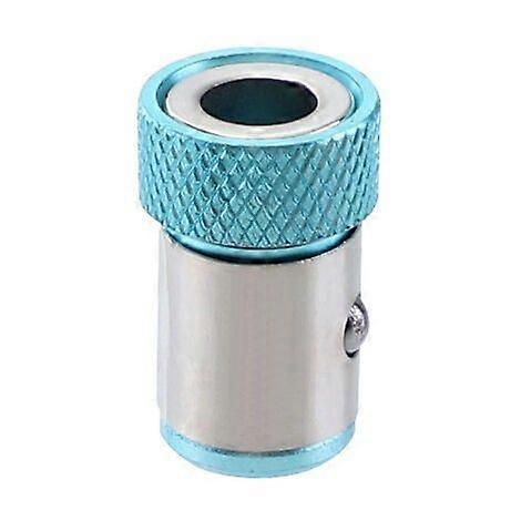6.35mm Removable Magnetizer Metal Screwdriver Bit Power Tool Accessories (Blue)
