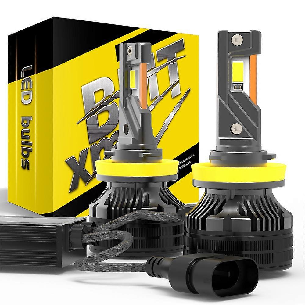 BMTXMS 2Pcs 48000LM High Power H8 H11 LED Head Light CANBUS H4 H13 9007 9012 HIR2 9005 HB3 9006 HB4 LED Headlight Bulb Car Lamp