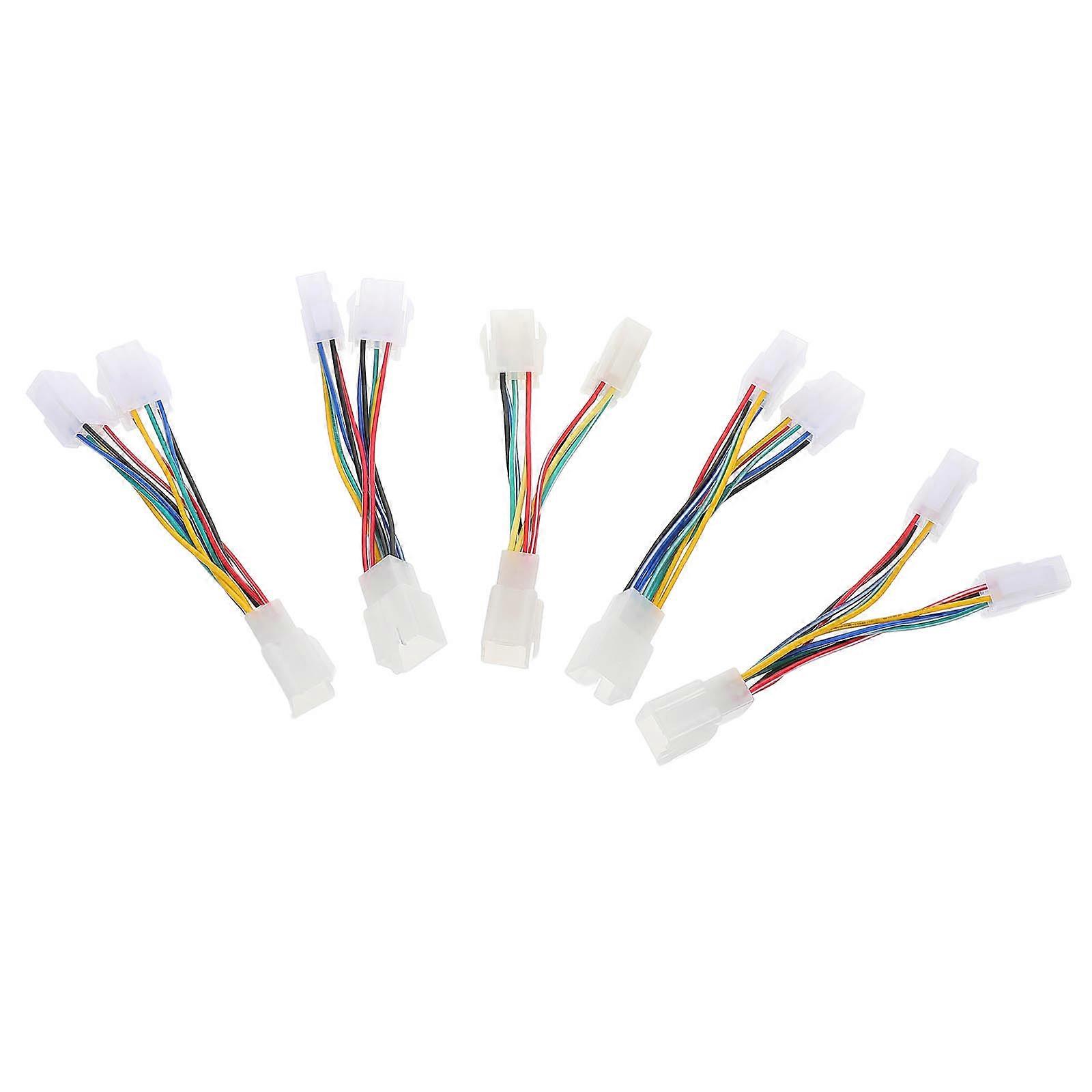 Wire Connector Electric Harness Adapter For Vehicle Maintenance 5Set