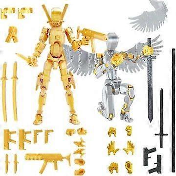 New set of ornaments, jointed action figures, lucky 13 dolls, multi-jointed movable