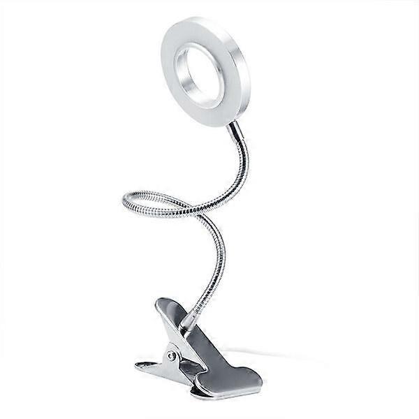 Dimmable LED Flexible USB Reading Lamp(Silver)