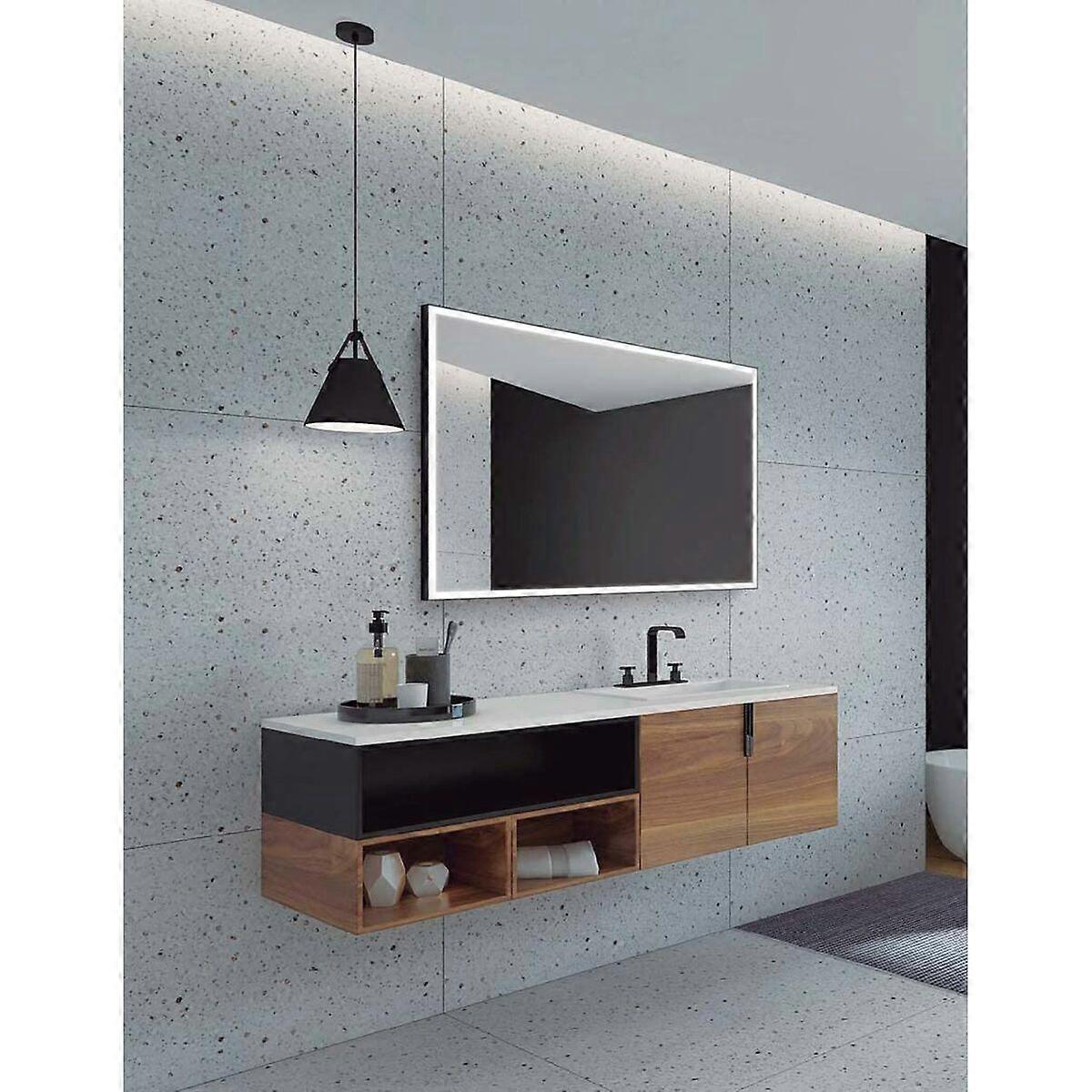 Bathroom mirror with LED light Ledimex SUIZ010-100NG 100 x 80 cm