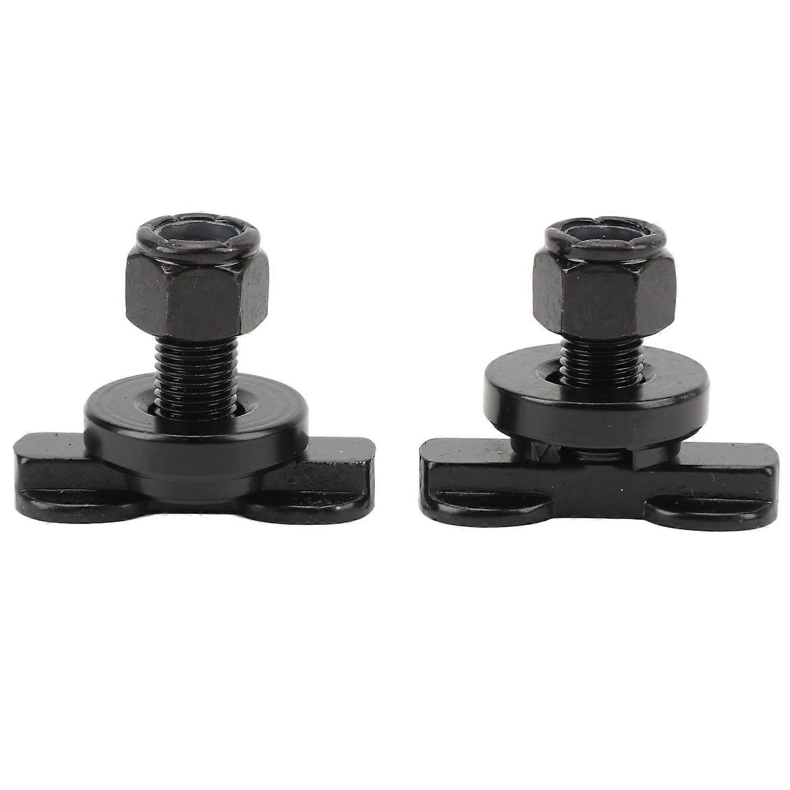 2PCS L Track Stud Fitting Carbon Steel Galvanized Airline Track Stud Fitting for Truck Bed Trailer