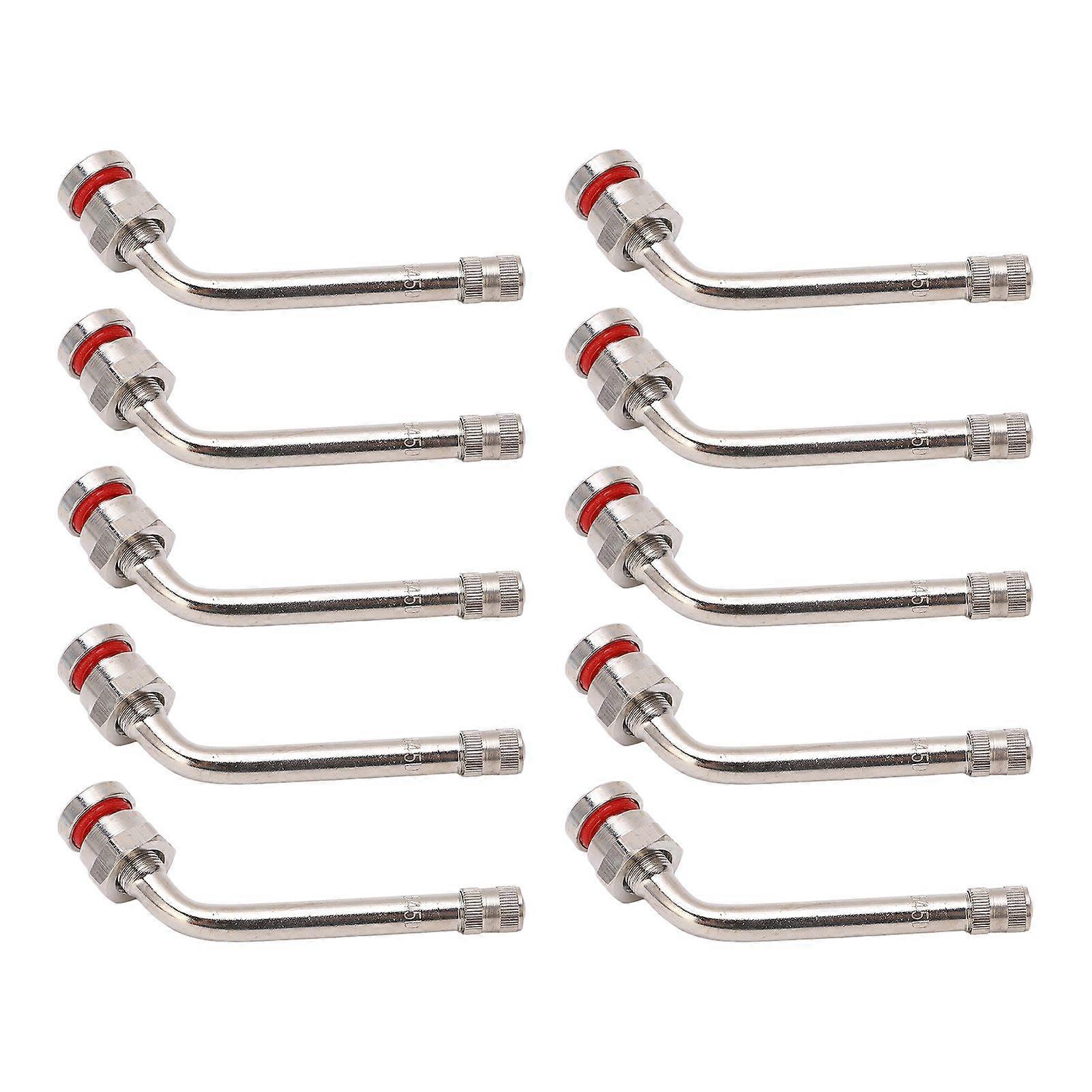 10 Pcs Truck Tire Valve Stems TR545D 60 Degree Valve Stem for Alcoa 22.5in 24.5in Aluminum Wheels