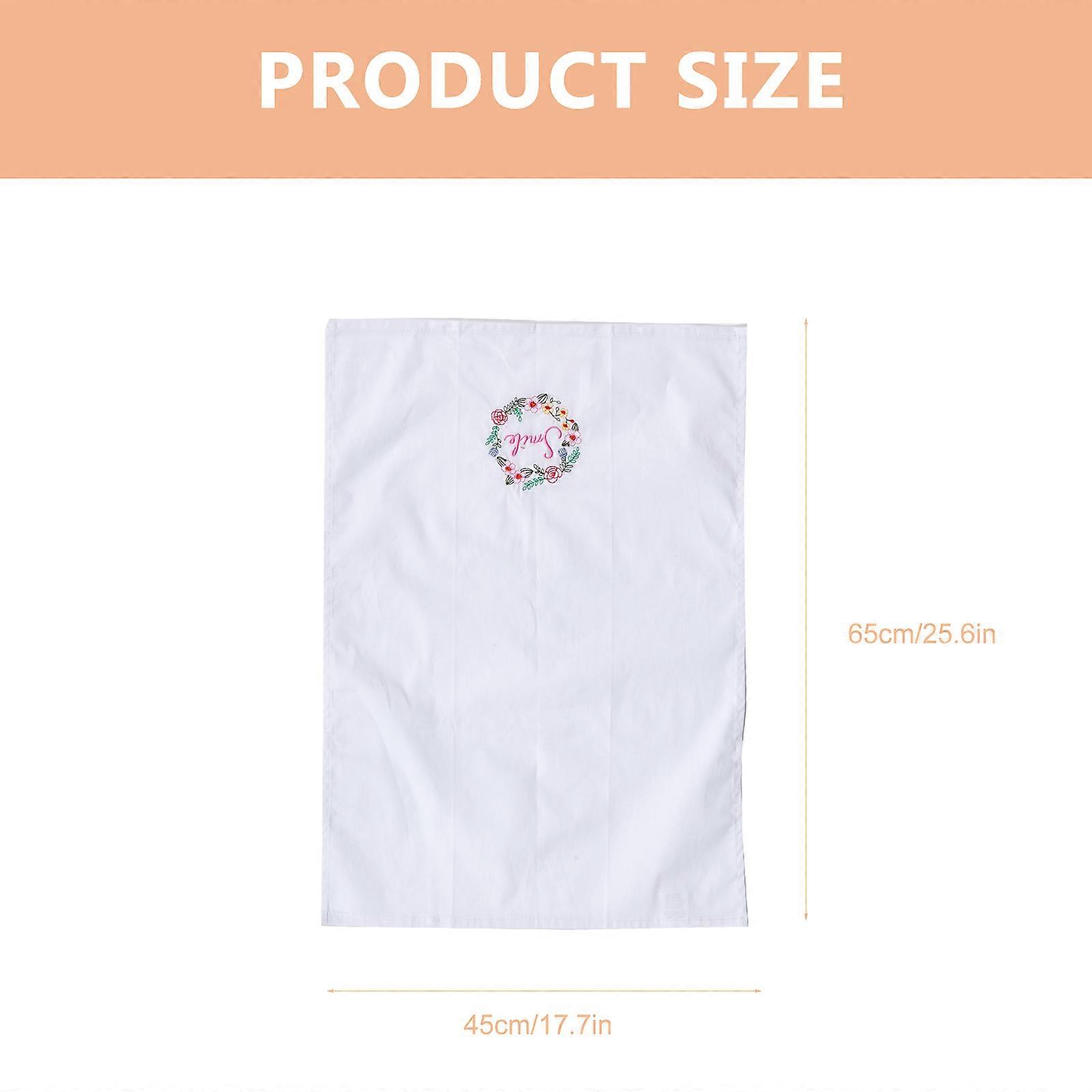 Cotton Table Napkin Embroidered for Home Use 1 Piece Decorative Serviette