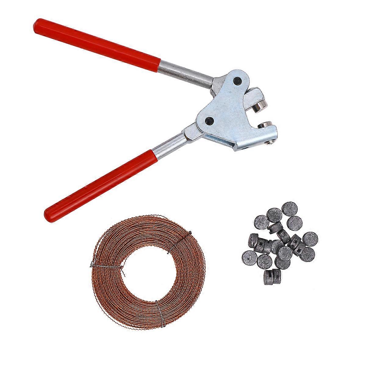 Lead Sealing Pliers Set for Seal Use with Assorted Color Steel Material
