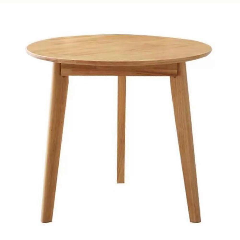 Round Dining Table 73 Cm Tall 80 Cm Diameter Rustic Wood Mid Century ThreeLegged Kitchen Table 200 Kg Load Capacity